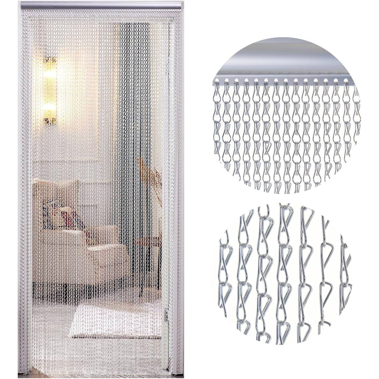 Chain Mail Curtains - Black: image 7